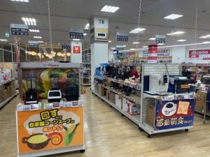 調理家電コーナー