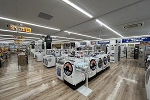 洗濯機、冷蔵庫コーナー