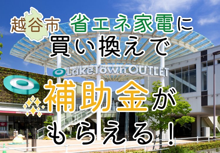 越谷市補助金のスマホ画像