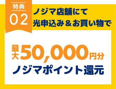 ノジマのお買い物で
