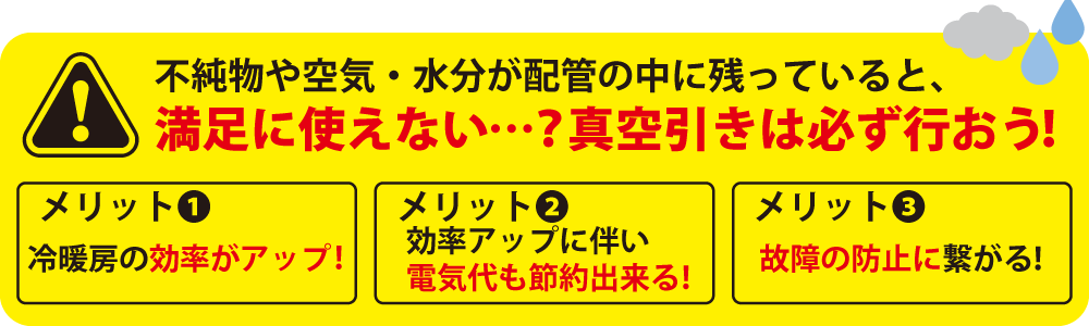 3.安心の真空引き