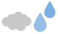 雲と水のアイコン