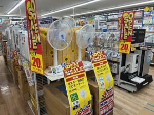 季節家電コーナー