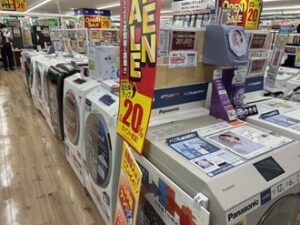 洗濯機コーナー