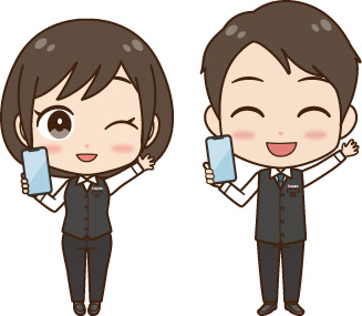 のべことのべたキャッシュレス決済イラスト