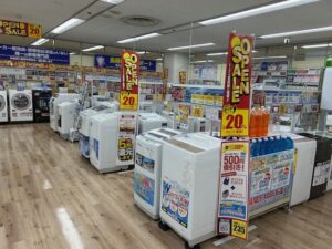 洗濯機コーナー