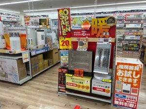 季節家電コーナー