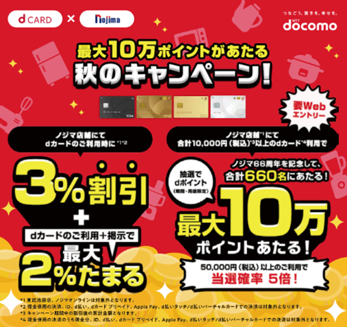 最大３万円分還元！今年もやります！ノジマブラックフライデーが10周年記念でさらにパワーアップ！