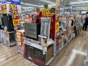 季節家電コーナー