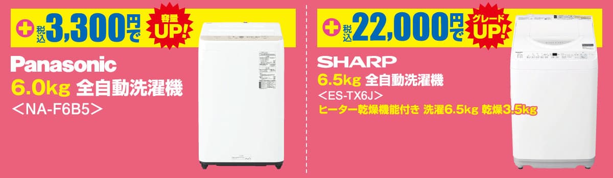 国内メーカー2点セット下部のプライス